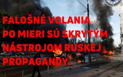 „Polícia SR“ načisto osprostela. Správa sa ako úrad vojnovej propagandy.