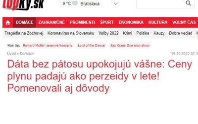 Co vám o plynu a situaci s ním nikdo neřekne. Pro jistotu!