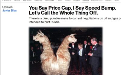 Bloomberg k zastropování cen ruské roky – Odvolejme celou věc.