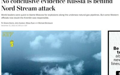 Washington Post -Žádný přesvědčivý důkaz, že za útokem Nord Stream stojí Rusko.