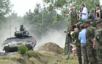 Otázky nad bojaschopnosťou nemeckej armády: Na cvičení sa jej pokazilo všetkých 18 vozidiel Puma.
