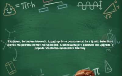 Reakcie na slová Fica a Matoviča k LGBT: Soltészovi je ľúto, že je hetero. Poliačik zasa zvažuje, že bude bisexuál.