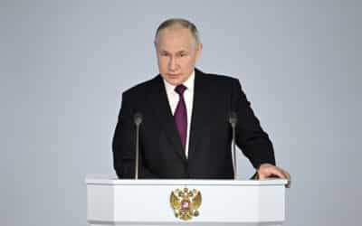 Putin: Vojnu začali oni, my sme použili silu na jej zastavenie.