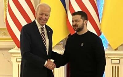 Biden oznámil v Kyjeve nový polmiliardový balík pomoci pre Ukrajinu.