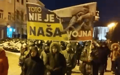 Naše deti majú umierať? Pochody za mier a neutralitu Slovenska pokračujú.
