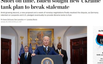 Washington Post: Jak Biden hledal nový plán tanků pro Ukrajinu, aby prolomil patovou situaci.