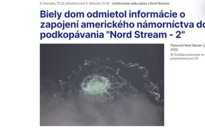 Biely dom odmietol informácie o zapojení amerického námorníctva do podkopávania Nord Stream – II.