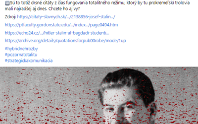 Polícia šírila falošný citát Stalina. Neospravedlnila sa a jej oprava vyzerá ako zlý vtip.