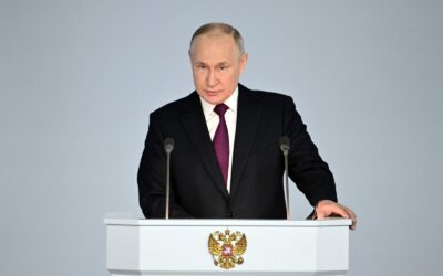 Putinův včerejší projev k ruským elitám.