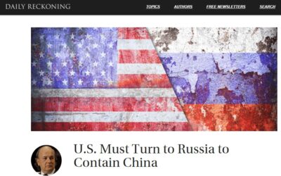 James Rickards: USA se musí obrátit na Rusko, aby zadržely Čínu.