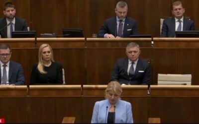 Prezidentka reaguje na zmeny v trestnej politike. V parlamente vystúpila s prejavom, v sále chýbali poslanci SNS.
