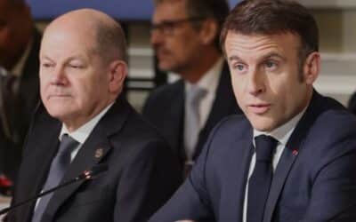 Spor medzi Scholzom a Macronom sa vyostruje.