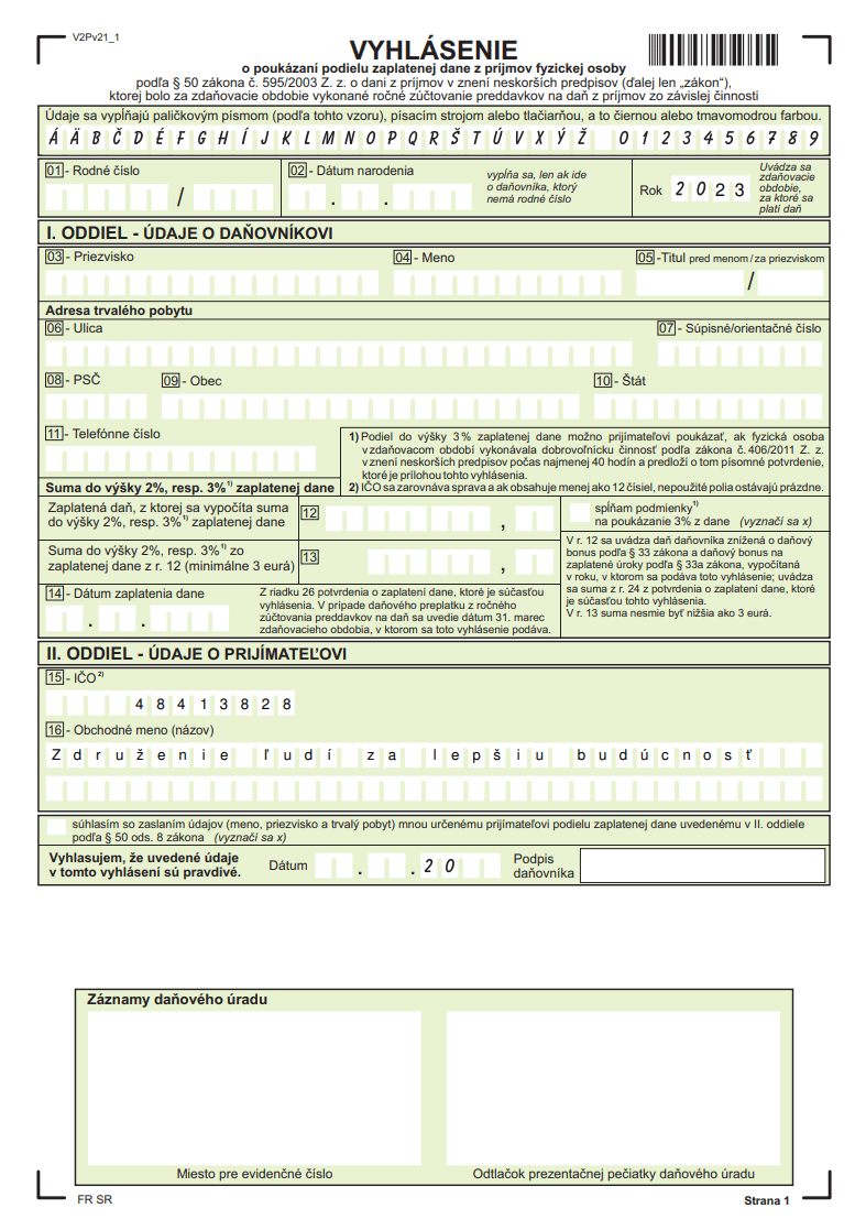 Dve percentá - Slobodný vysielač 2