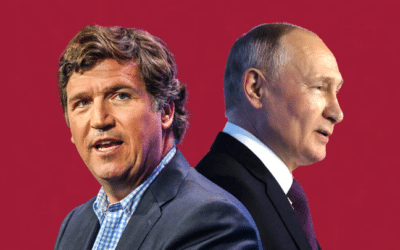 A je to tu: Rozhovor Tuckera Carlsona s ruským prezidentom Vladimirom Putinom.