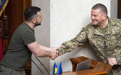 Zalužnyj skončil v čele ukrajinské armády, nahradí ho Syrskyj.