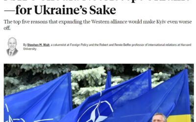 Foreign Policy: NATO by nemělo přijmout Ukrajinu — kvůli Ukrajině.