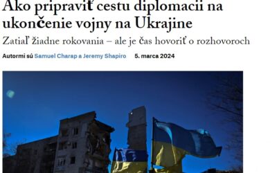 Foreign Affaires: Jak připravit cestu diplomacii k ukončení války na Ukrajině.