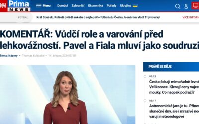 Jak se lámou ledy na CNN Prima News.
