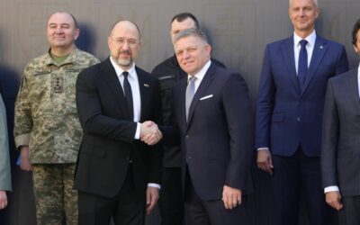 Fico a Šmyhal v Michalovciach. Na susedovi nám záleží, odkazuje vláda Ukrajine.