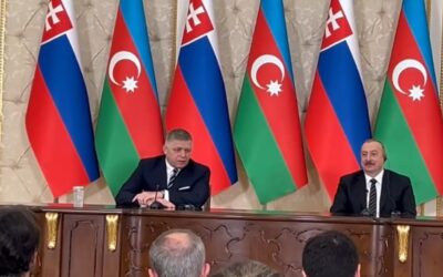 Fico na výjazde v Azerbajdžane: V paláci vybavil alternatívu ruského plynu, prúdiť má cez Ukrajinu.
