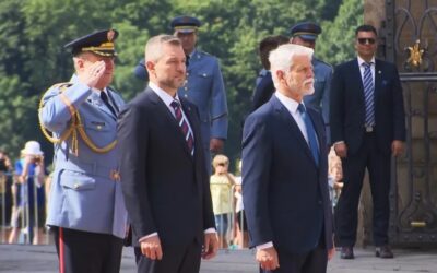 Slovenský prezident Pellegrini přijel na Pražský hrad.