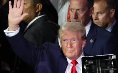 Trump dorazil na sjezd republikánů.