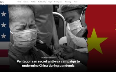 Pentagon vedl tajnou anti-vax kampaň s cílem podkopat Čínu během pandemie.