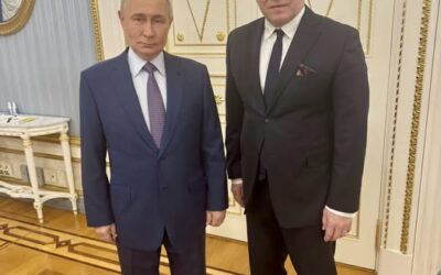 Robert Fico: Dnes som sa v Moskve pracovne stretol s prezidentom RF V. Putinom.