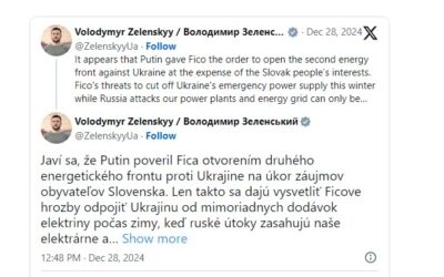 Spor pokračuje: Zelenskyj sa opäť pustil do Fica a nechýbali obvinenia.