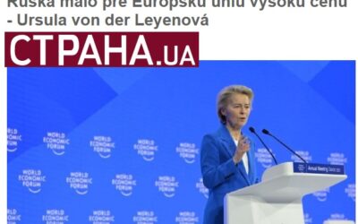 Flash: Von der Leyenová -Evropa zaplatila za odstřižení od ruských energií vysokou cenu!!!!! nenastal konečně čas, aby změnila jméno?