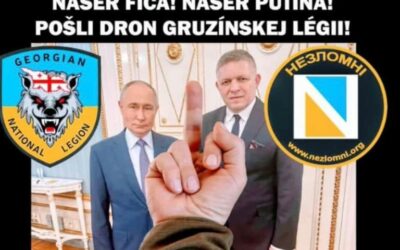 Europoslanec Kaliňák upozornil na Mamulašviliho príspevok, v ktorom vztýčil prostredník Ficovi.