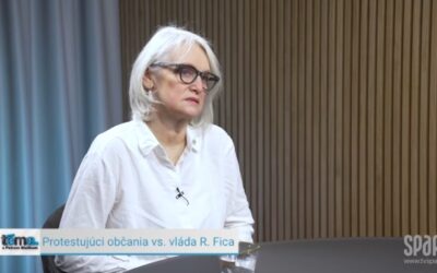 Šéfka protestov proti Ficovi nevie, či bolo o vstupe Slovenska do EÚ a NATO referendum.