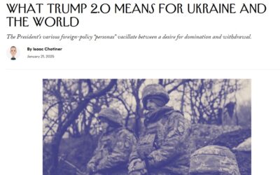 Co znamená Trump 2.0 pro Ukrajinu a svět a o státnících a Hanswurstech.