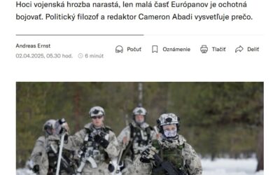 Na Ukrajině se bojuje za Evropu? Vážně?