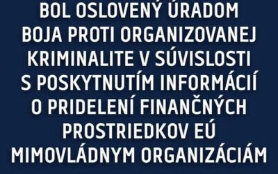 Úrad boja proti organizovanej kriminalite si od Úradu vlády SR vyžiadal dôkazy proti mimovládkam, tie pochybenia odmietajú.