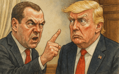 Medvedev odpovedal Trumpovi na jeho vyhrážky Putinovi.