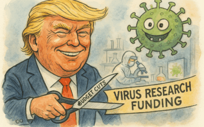 Trump novým výkonným nariadením obmedzil výskum vírusov.