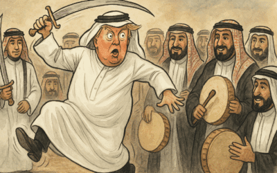 Trump letí pro arabské biliony a slabší Čínu. Izrael mine.