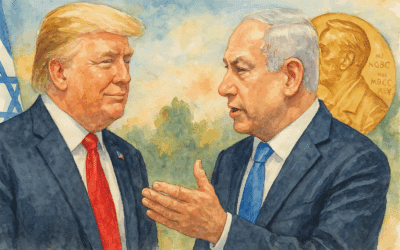 Benjamin Netanjahu nominoval Donalda Trumpa na Nobelovu cenu za mier.
