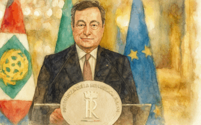 Ekonomika EU zaostává za globálními konkurenty kvůli „samolibosti“, varuje Mario Draghi.