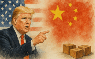 Trump oznámil, že uvalí 100-percentné clá na Čínu.
