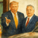 Trump přijal Orbána v Bílém domě. 1