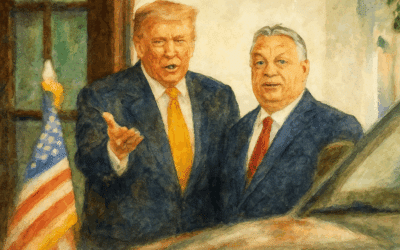 Trump přijal Orbána v Bílém domě.