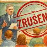 Premiér v piatok nebude prednášať na škole v Poprade, na chodníku sa objavili nechutné a vulgárne odkazy na jeho adresu. 4