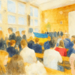 V Poprade bolo opäť rušno. Premiér prišiel medzi študentov, skupinka z nich začala trucovať a teatrálne odišla. 2